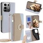 For Infinix Note 50 4G Crossbody Litchi Texture Leather Phone Case(Blue) - 1