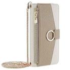For Infinix Note 50 4G Crossbody Litchi Texture Leather Phone Case(White) - 2