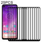 For Motorola One Vision 25 PCS Full Glue Full Screen Tempered Glass Film - 1