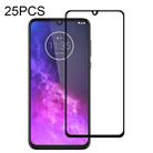 For Motorola One Zoom 25 PCS Full Glue Full Screen Tempered Glass Film - 1