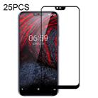 For Nokia X6 25 PCS Full Glue Full Screen Tempered Glass Film - 1