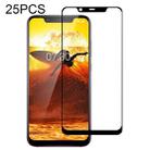 For Nokia X7 25 PCS Full Glue Full Screen Tempered Glass Film - 1