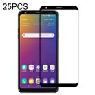 For LG Stylo 5 25 PCS Full Glue Full Screen Tempered Glass Film - 1