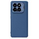 For Xiaomi 14 NILLKIN Black Mirror Prop CD Texture Mirror Precise Hole Phone Case(Blue) - 1