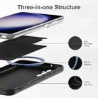 For Samsung Galaxy S25 5G MagSafe Magnetic Liquid Silicone Phone Case(Black) - 3