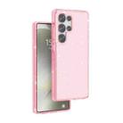 For Samsung Galaxy S25 Ultra 5G Shockproof Terminator Glitter Powder Phone Case(Pink) - 3