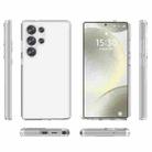 For Samsung Galaxy S25 Ultra 5G Shockproof Terminator Glitter Powder Phone Case(Transparent) - 2