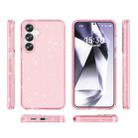 For Samsung Galaxy S25+ 5G Shockproof Terminator Glitter Powder Phone Case(Pink) - 2