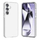 For Samsung Galaxy S25+ 5G Shockproof Terminator Glitter Powder Phone Case(Transparent) - 1