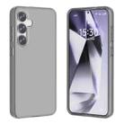 For Samsung Galaxy S25+ 5G Shockproof Terminator Glitter Powder Phone Case(Transparent Black) - 1