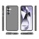 For Samsung Galaxy S25+ 5G Shockproof Terminator Glitter Powder Phone Case(Transparent Black) - 2