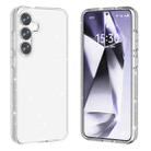 For Samsung Galaxy S25 5G Shockproof Terminator Glitter Powder Phone Case(White) - 1