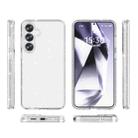 For Samsung Galaxy S25 5G Shockproof Terminator Glitter Powder Phone Case(White) - 2