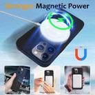 For iPhone 16 Pro Max Liquid Silicone MagSafe Magnetic Phone Case with Ring Holder(Black) - 3