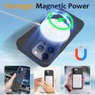 For iPhone 16 Pro Liquid Silicone MagSafe Magnetic Phone Case with Ring Holder(Carbon Black) - 3