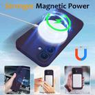 For iPhone 16 Liquid Silicone MagSafe Magnetic Phone Case with Ring Holder(Purple) - 3