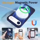 For iPhone Air Liquid Silicone MagSafe Magnetic Phone Case with Ring Holder(Midnight Blue) - 3
