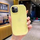 For iPhone 15 Pro Max Glossy Soap Shape TPU Phone Case(Yellow) - 1