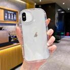 For iPhone XS / X Glossy Soap Shape TPU Phone Case(Transparent) - 1