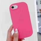 For iPhone SE 2022 / SE 2020 Frosted Soap Shape TPU Phone Case(Rose Red) - 1