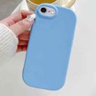 For iPhone SE 2022 / SE 2020 Frosted Soap Shape TPU Phone Case(Blue) - 1