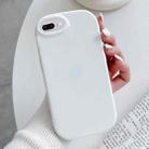 For iPhone 8 Plus / 7 Plus Frosted Soap Shape TPU Phone Case(White) - 1