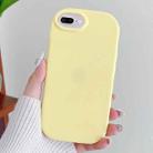 For iPhone 8 Plus / 7 Plus Frosted Soap Shape TPU Phone Case(Yellow) - 1