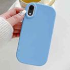 For iPhone XR Frosted Soap Shape TPU Phone Case(Blue) - 1