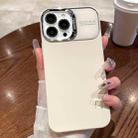 For iPhone 12 Pro Max Skin Feel PC Liquid Silicone Phone Case(Antique White) - 1