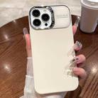 For iPhone 13 Pro Skin Feel PC Liquid Silicone Phone Case(Antique White) - 1