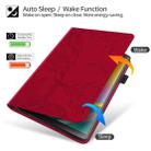 For iPad Pro 12.9 2022 / 2021 / 2020 Life Tree Series Horizontal Flip Leather Tablet Case(Red) - 4