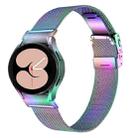 For Samsung Galaxy Watch 6 Quick Release Button Turtle Buckle Milan Watch Band(Colorful) - 1