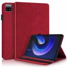 For Xiaomi Pad 6 Max 2023 Life Tree Series Horizontal Flip Leather Tablet Case(Red) - 1