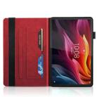 For Lenovo Tab P12 / Xiaoxin Pad Pro 12.7 2025 Life Tree Series Horizontal Flip Leather Tablet Case(Red) - 3