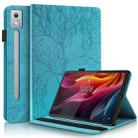 For Lenovo Tab P12 / Xiaoxin Pad Pro 12.7 2025 Life Tree Series Horizontal Flip Leather Tablet Case(Lake Blue) - 1