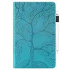 For Lenovo Tab P12 / Xiaoxin Pad Pro 12.7 2025 Life Tree Series Horizontal Flip Leather Tablet Case(Lake Blue) - 2