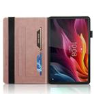 For Lenovo Tab P12 / Xiaoxin Pad Pro 12.7 2025 Life Tree Series Horizontal Flip Leather Tablet Case(Rose Gold) - 3