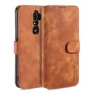 For OPPO A5 (2020) / A9 (2020) DG.MING Retro Oil Side Horizontal Flip Leather Case with Holder & Card Solt & Wallet(Brown) - 1