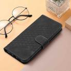 For iPhone SE 2024 YX0060 Elephant Head Embossed Phone Leather Case with Lanyard(Black) - 2