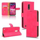 For BLU View 4 Skin Feel Magnetic Flip Leather Phone Case(Rose Red) - 1