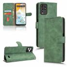For BLU View 5 Pro Skin Feel Magnetic Flip Leather Phone Case(Green) - 1