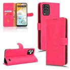 For BLU View 5 Pro Skin Feel Magnetic Flip Leather Phone Case(Rose Red) - 1