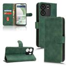 For BLU View 5 Skin Feel Magnetic Flip Leather Phone Case(Green) - 1