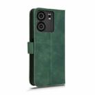 For BLU View 5 Skin Feel Magnetic Flip Leather Phone Case(Green) - 3