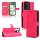 For BLU View 5 Skin Feel Magnetic Flip Leather Phone Case(Rose Red) - 1
