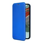 For Google Pixel 10 Pro XL 5G Global Carbon Fiber Texture Flip Leather Phone Case(Blue) - 2