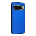 For Google Pixel 10 Pro XL 5G Global Carbon Fiber Texture Flip Leather Phone Case(Blue) - 3
