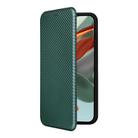 For Google Pixel 10 Pro XL 5G Global Carbon Fiber Texture Flip Leather Phone Case(Green) - 2