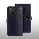 For ASUS ROG Phone 8 idewei Crocodile Texture Leather Phone Case(Dark Blue) - 1