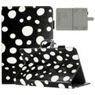 7 inch Dot Pattern Leather Tablet Case(Black White Dot) - 1